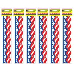 Teacher Created Resources&reg; Patriotic Border Trim, 210ft.