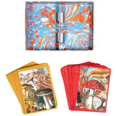 eeBoo Piece & Love Mushroom Playing Card Decks