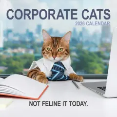 2026 Corporate Cats Wall Calendar