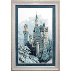Charivna Mit Winter Castle Cross Stitch Kit
