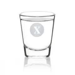 Hortense B. Hewitt Co. Monogram Shot Glass X