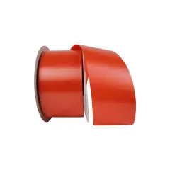 JAM Paper 2.5" x 100yd. Plastic Florentine Ribbon Rust