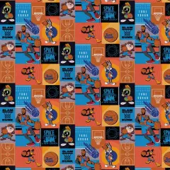 Space Jam Slam Dunk Precut Cotton Fabric