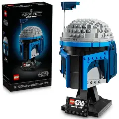 LEGO&reg; Star Wars&trade; Jango Fett&trade; Helmet, Buildable Model Kit for Adults 75408