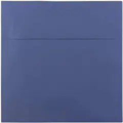 JAM Paper 8.5" x 8.5" Square Premium Invitation Envelopes, 25ct. Presidential Blue