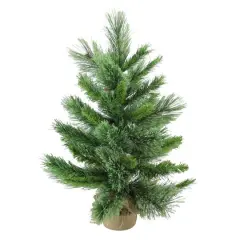 2ft. Unlit Mixed Cashmere Pine Artificial Potted Christmas Tree