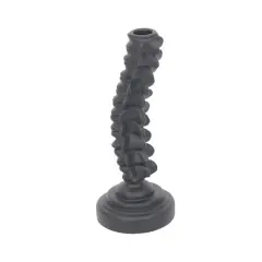 9.5" Black Spine Taper Candle Holder by Ashland&reg;