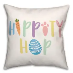 Hippity Hop 18" x 18" Throw Pillow