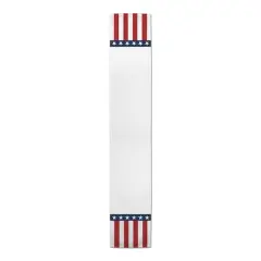 90" Stars & Stripes Poly Twill Runner