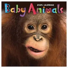 TF Publishing 2025 Baby Animals Mini Calendar