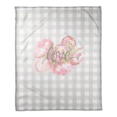 Love Buffalo Check Throw Blanket