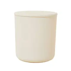 makesy 8oz. Matte Cream Aura Vessel + Lid, 12ct.