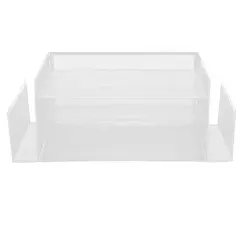 Mind Reader 6-Compartment Desk Organizer White