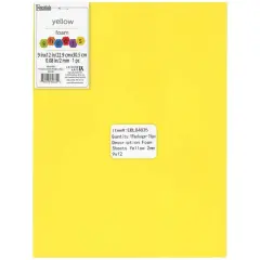 Essentials by Leisure Arts 9" x 12" Foam Sheets, 15ct. Yellow