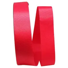 JAM Paper 1.5" x 100yd. Grosgrain Allure Ribbon Hot Red