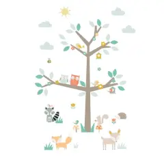 Walltastic Woodland Tree & Friends Wall Stickers