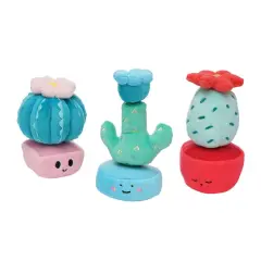 Manhattan Toy&reg; Cactus Garden&trade; 9 Piece Mix & Match Magnetic Plush Stacking Toy Playset