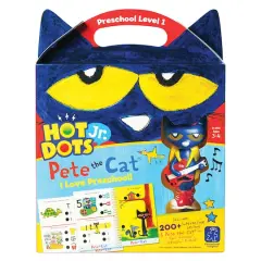 Educational Insights Hot Dots Jr. Pete the Cat I Love Preschool! Set with Pete Pen