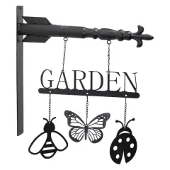 15.5" Butterfly Insect Garden Sign