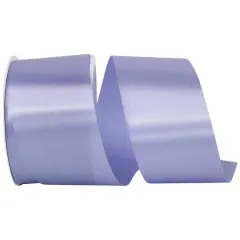 JAM Paper 2.5" x 50yd. Single Face Satin Allure Ribbon Iris