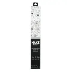 12" x 12" Black & White Floral Sublimation Sheets, 2ct. by Make Market&reg;