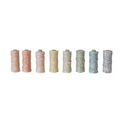 Hello Honey&reg; 32yd. 8 Color Jute Cord Spool Set