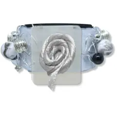 JAM Paper Angelyn New Style Flower Bracelet Silver
