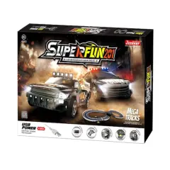 Joysway&reg; SuperFun 201 USB Power Slot Car Racing Set