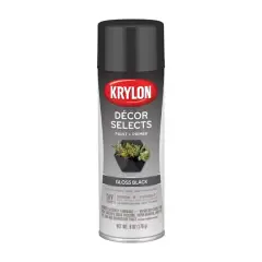 Krylon&reg; D&eacute;cor Selects Gloss Paint & Primer Black