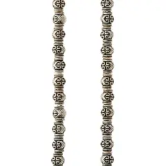 Antique Silver Metal Rondelle Beads, 7mm by Bead Landing&trade;
