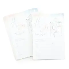 Hortense B. Hewitt Co. 5" x 7" Moon & Stars Baby Shower Blank Invitations & Envelopes, 25ct.