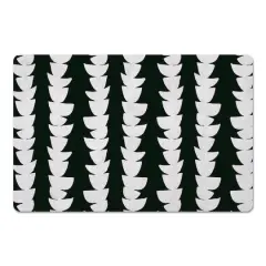 Monochromatic Stacked Bowls 27" x 18" Floor Mat