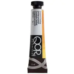 QoR&trade; Watercolor Tube, 11mL Permanent Gamboge