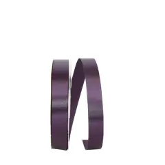 JAM Paper 7/8" x 100yd. Single Face Satin Allure Ribbon Plum