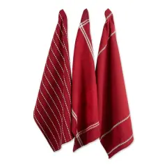 DII&reg; Redwood Harvest Embellished Dish Towels, 3ct.