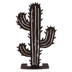 Metal Cactus Tabletop D&eacute;cor by Ashland&reg; Brown