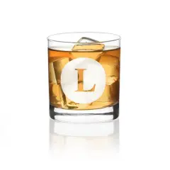 Hortense B. Hewitt Co. Engraved Drinking Glass L