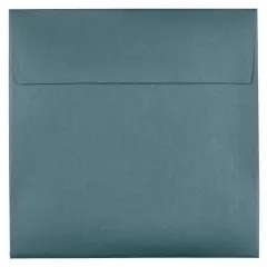 JAM Paper 6.5 Malachite Stardream Square Metallic Invitation Envelopes 25ct.
