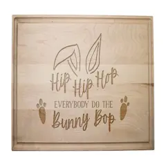 The Bunny Bop 17" x 11" Maple Cutting Board