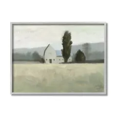 Stupell Industries Farmside Landscape Wall Accent with Gray Frame