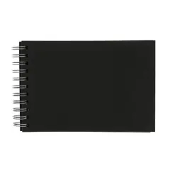Fabriano&reg; Black Landscape Spiral-bound Drawing Book, 8.25'' x 5.8''