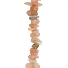 Natural Pink Sunstone Chip Beads by Bead Landing&trade; 