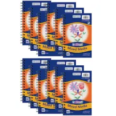 Pacon&reg; Art Street&reg; 8.5" x 5.5" Mixed Media Journal, 12ct.