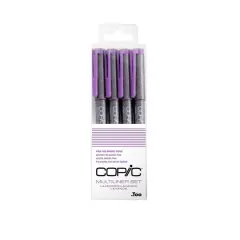 Copic&reg; Lavender Multiliner Pen Set, Fine