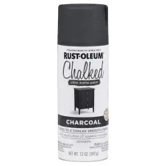 Rust-Oleum&reg; Chalked 12oz. Ultra Matte Spray Paint Charcoal