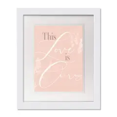 11" x 14" This Love Is Ours White Framed Print Wall Art