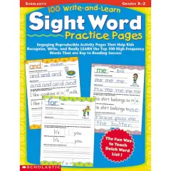 Scholastic&reg; 100 Write And Learn Sight Word Practice Pages