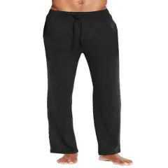 Galaxy by Harvic Men's Classic Lounge Pants Black
