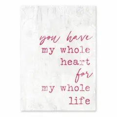 You Have My Heart Tabletop Canvas