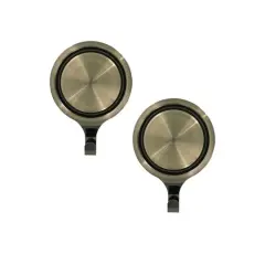 Haute Decor Attract&reg; Pinch-Free Magnetic Wreath Hangers, 2ct. Antique Brass